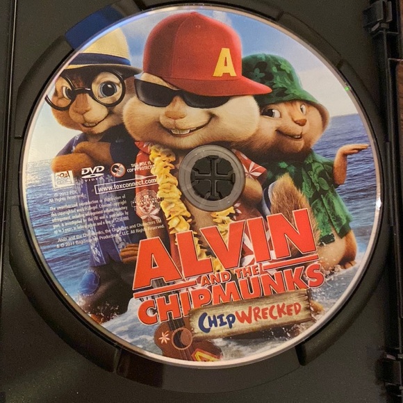 Alvin & The Chipmunks ChipWrecked DVD movie Rated G video special features 2011​ - Picture 2 of 8